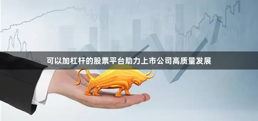 可以加杠杆的股票平台助力上市公司高质量发展